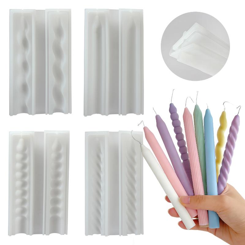 Candle Making Reno - Long Spiral Silicone Candle Mold DIY