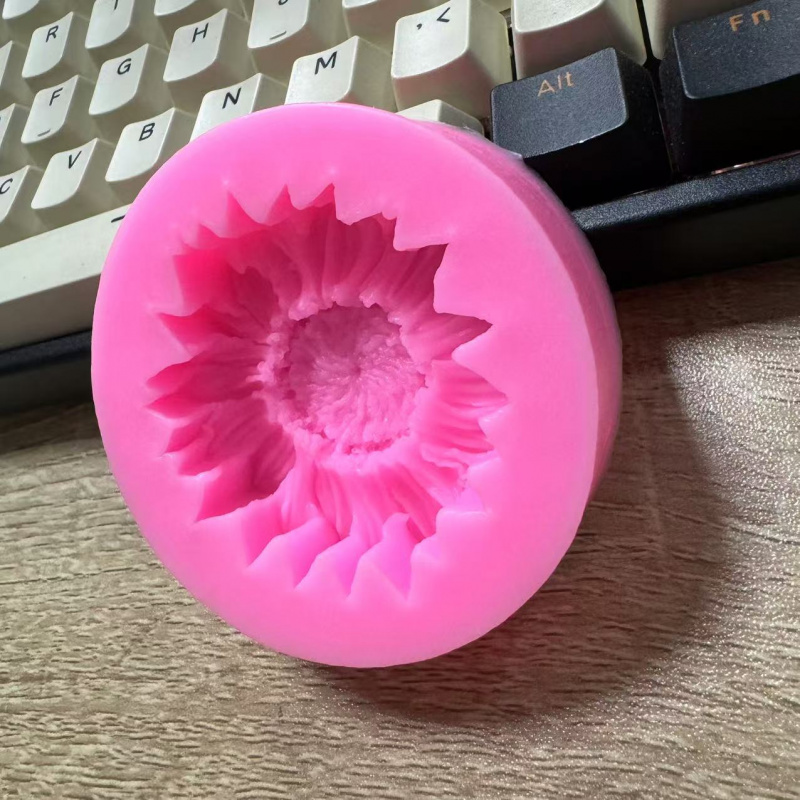 Candle Making Reno - 1Sunflower Silicone Craft Mold-Oval Shaped Scented