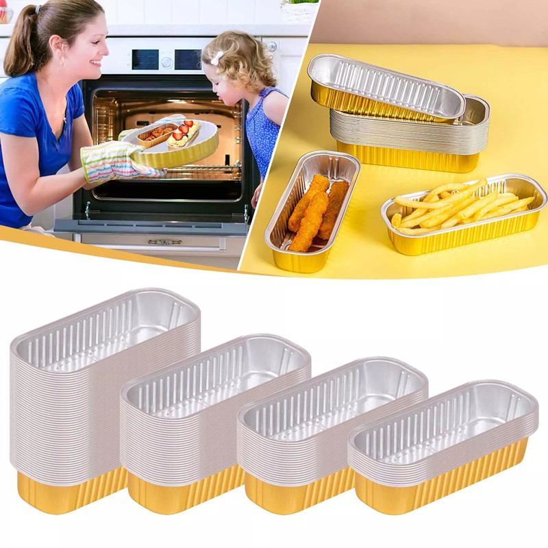Tin Container Lid - 10PCS Disposable Aluminum Foil Tin Box