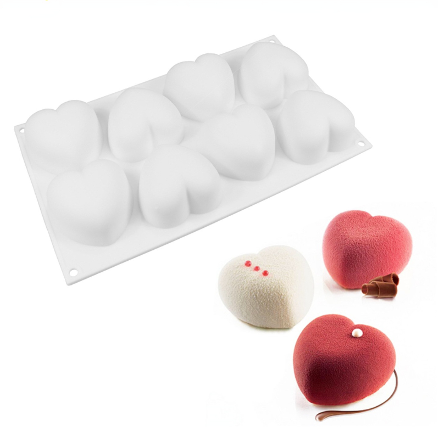 Candle Making At Home - Love Heart Silicone Soap Mold Handmade