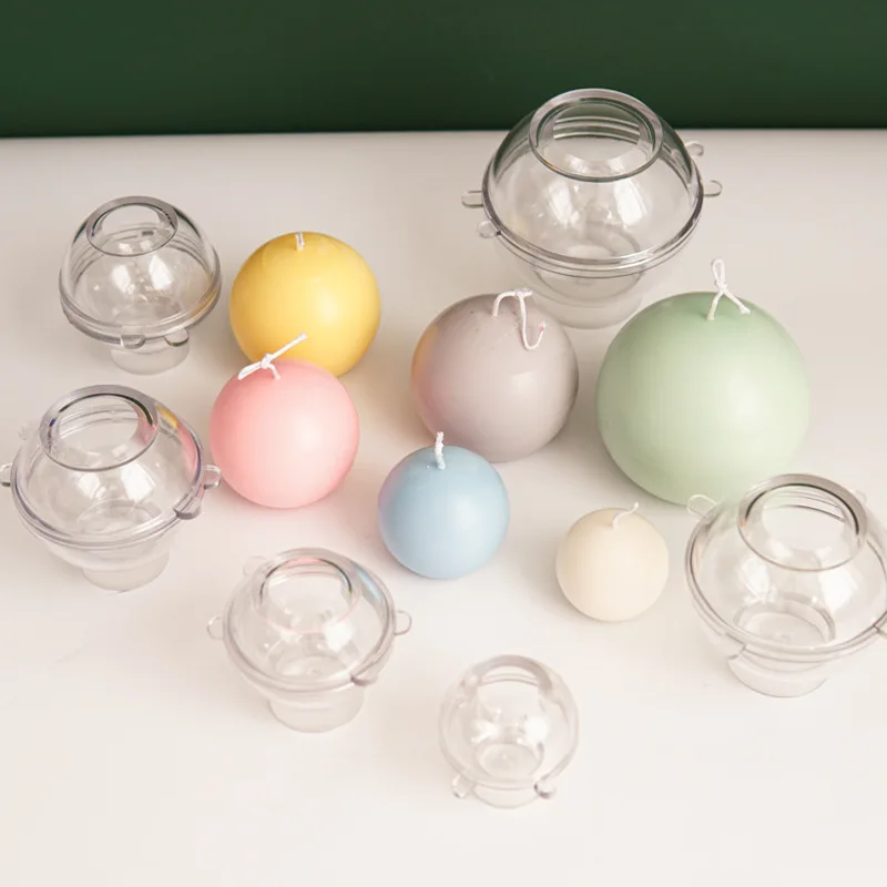 Candle Making At Home - 5-8cm Spherical Candle Plastic Mold Home