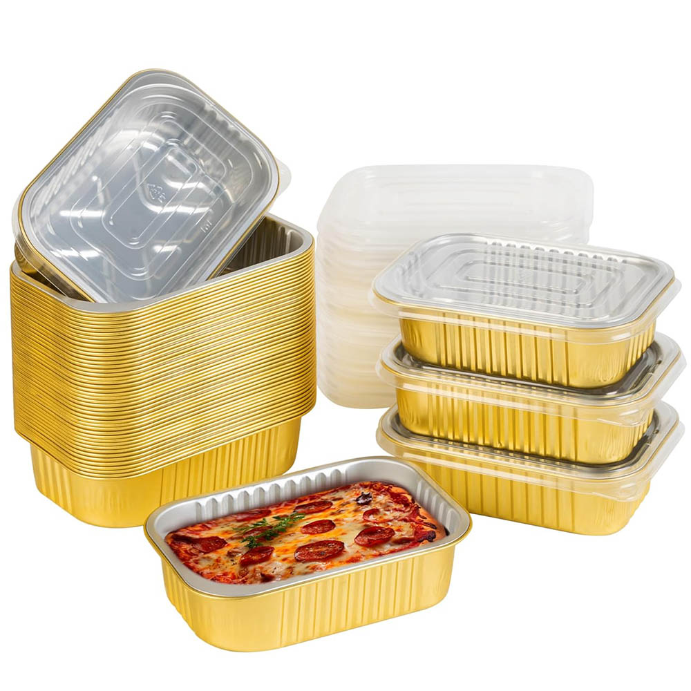 Tin Container Lid - Small Aluminum Pans with Lids Heavy
