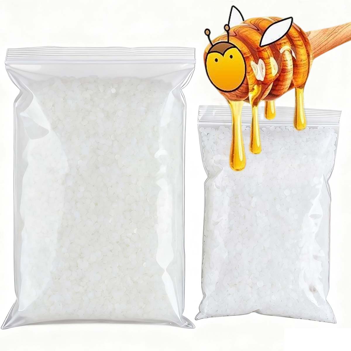 Candle Making At Home - 200g-1000g White Beeswax Pure Natural Granular