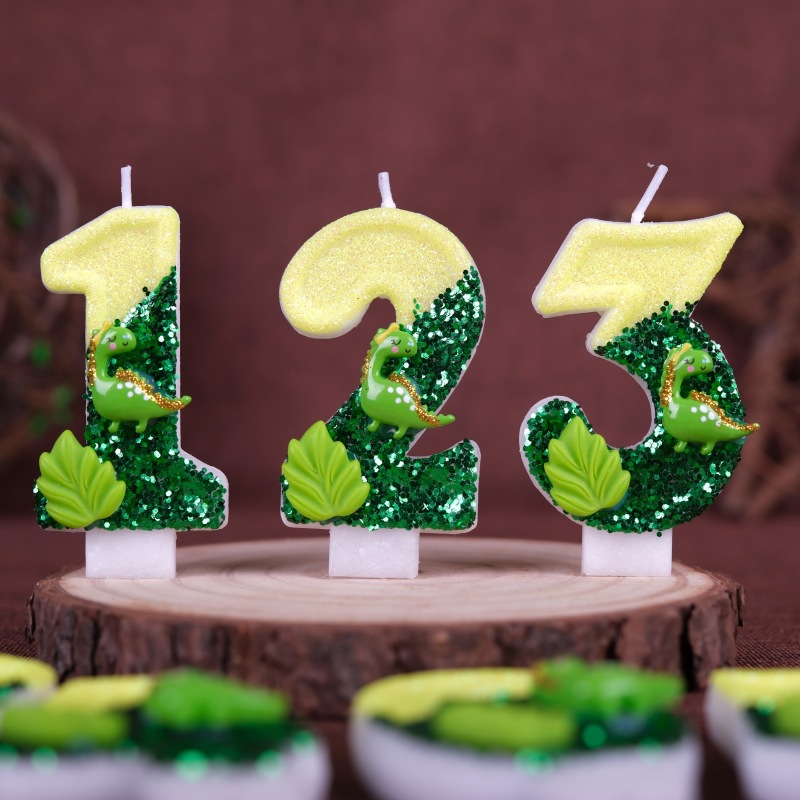 Paraffin Candle Wax - New 0-9 Number Birthday Candles original