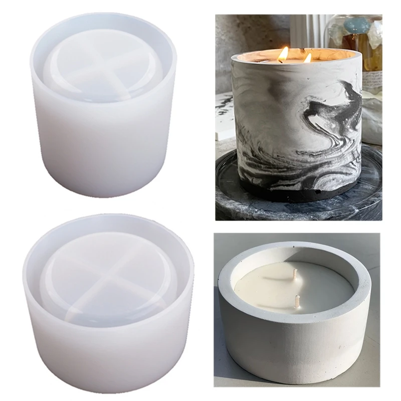 Candle Making Reno - 3 Sizes Round Cement Concrete Molds