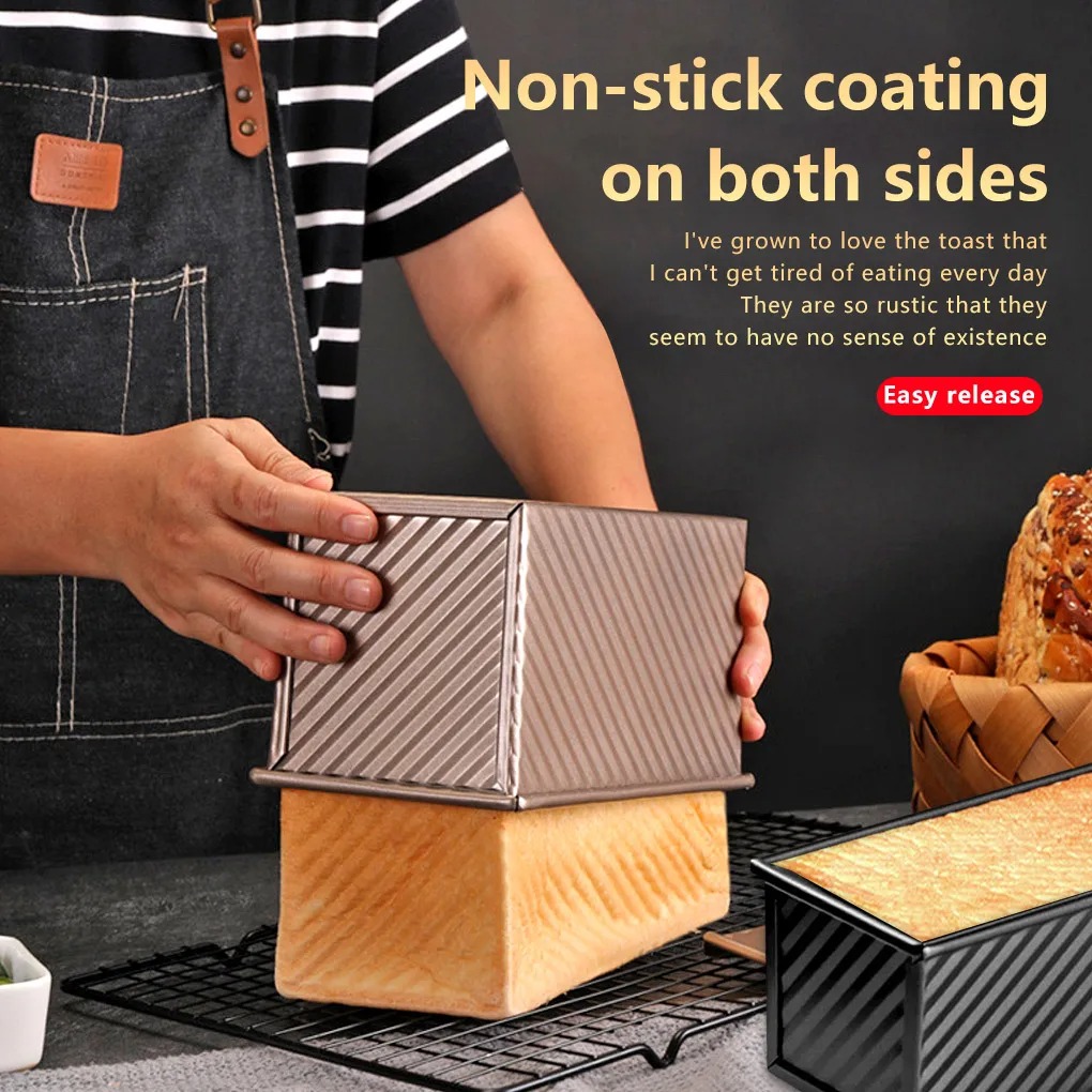 Rectangle Loaf Pan Baking Toas - Tin Container Lid review and price