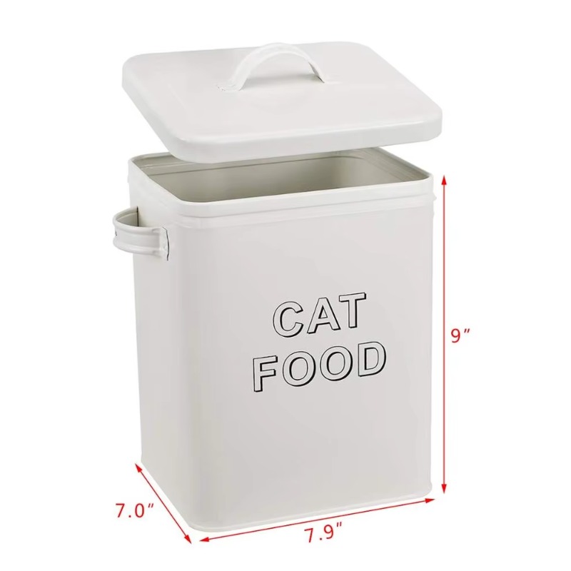 Pet Dog Treat and Food Storage - Tin Container Lid review and price
