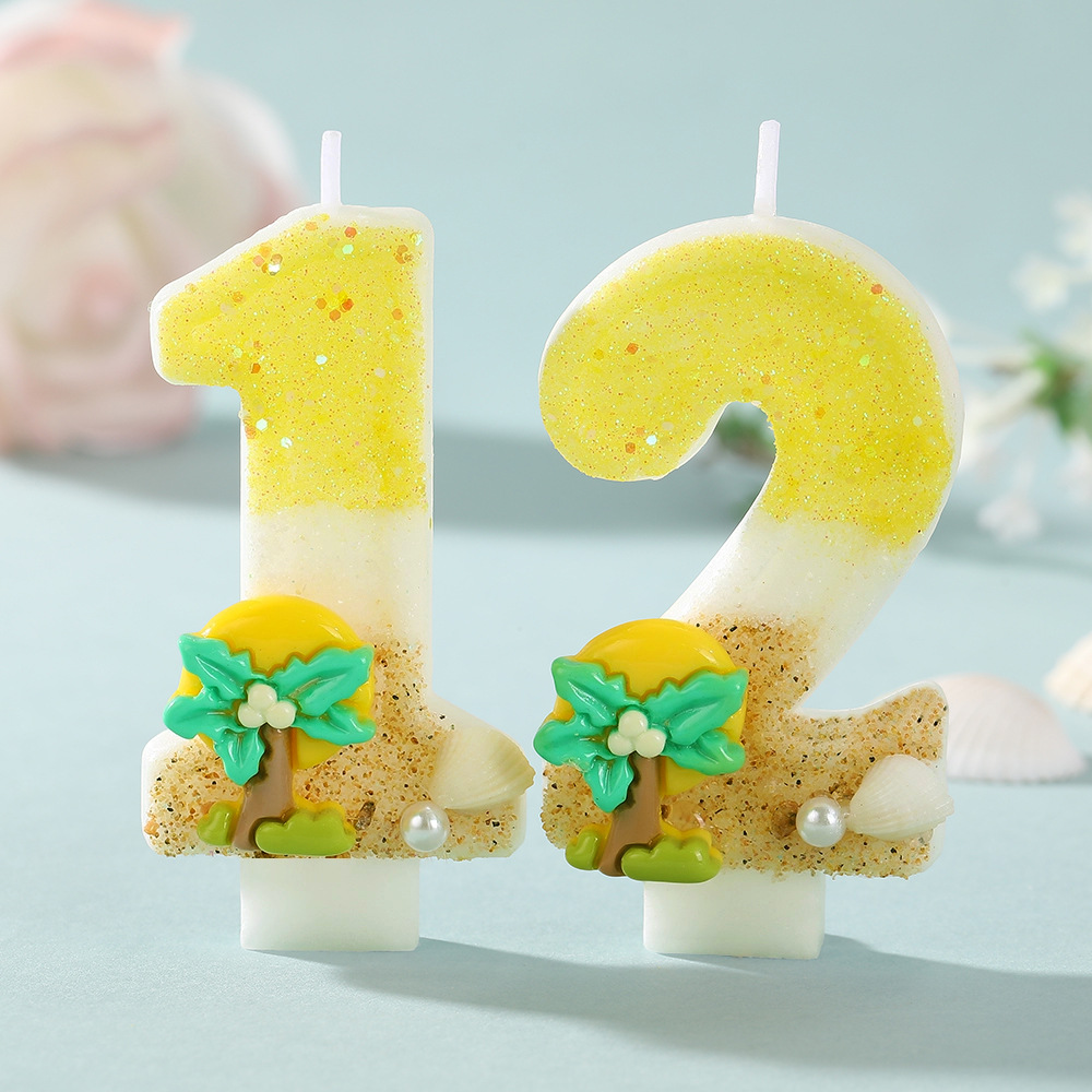 New Number Cake Candle Coconut - Paraffin Candle Wax review and price