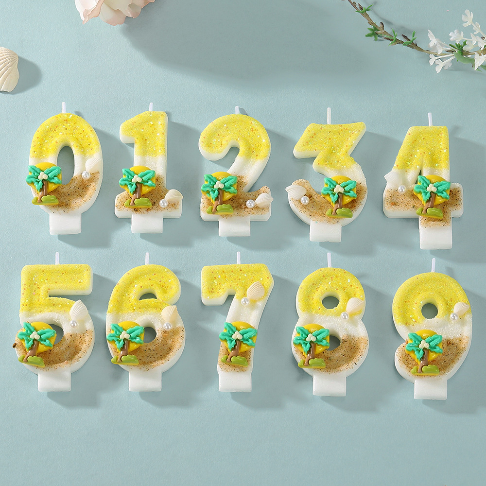 New Number Cake Candle Coconut - Paraffin Candle Wax review and price