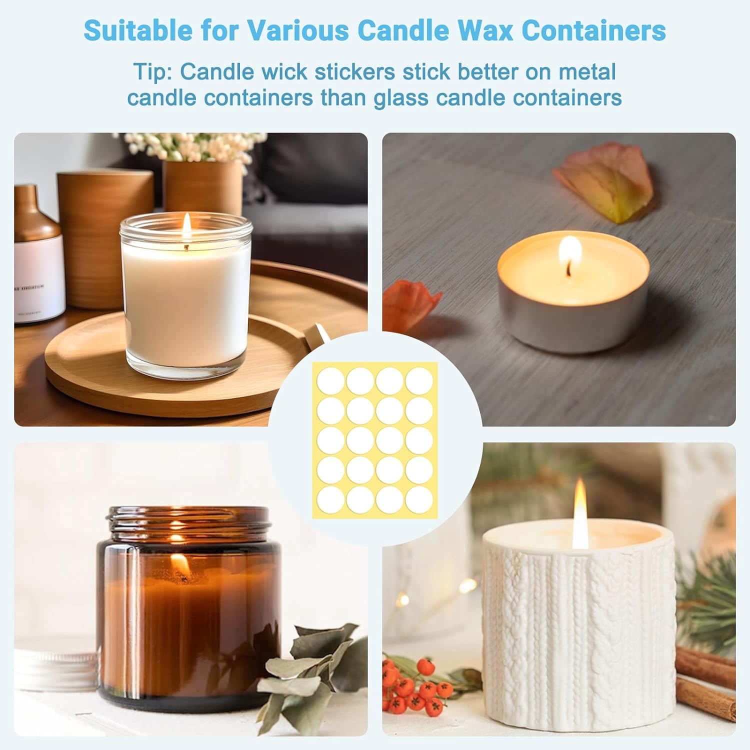 400PCS/100PCS Candle Wick Stic - Candle Making At Home review and price