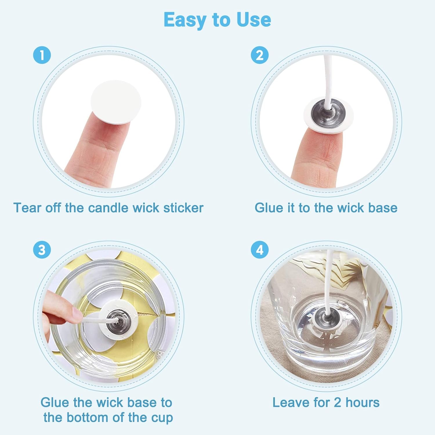 400PCS/100PCS Candle Wick Stic - Candle Making At Home review and price