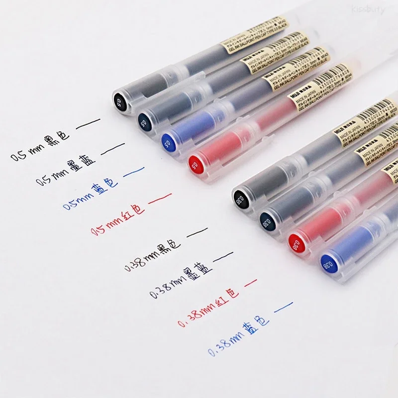 10-30Pcs/Set 0.38/0.5mm Gel pe - Muji Stationery Gel Pen review and price