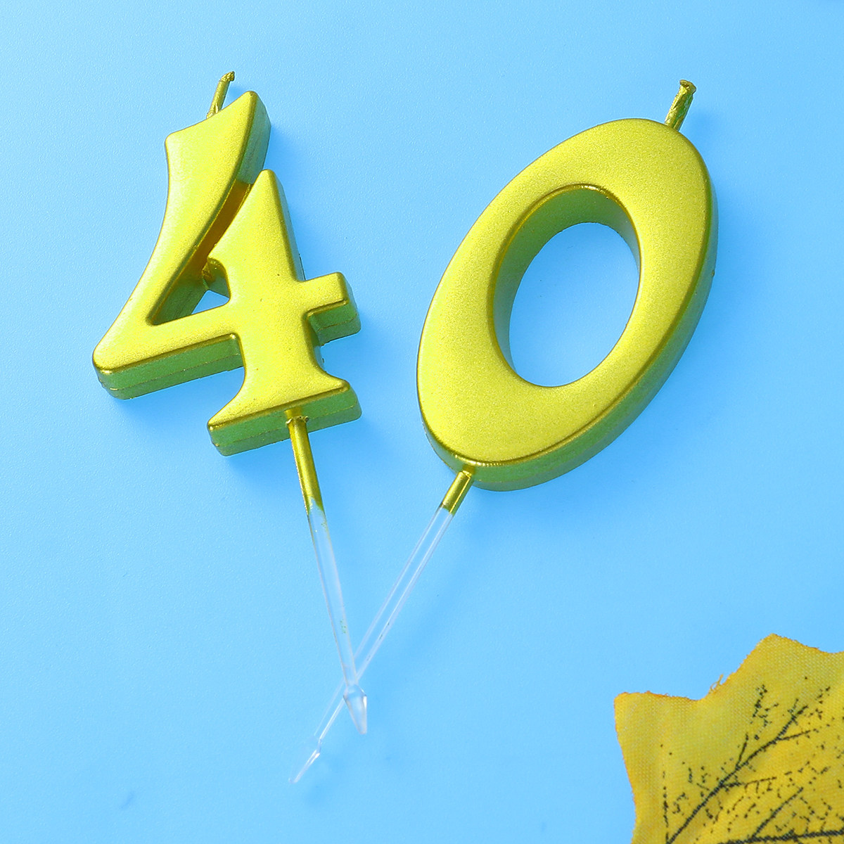 2Pcs 40 Birthday Number Candle - Paraffin Candle Wax review and price