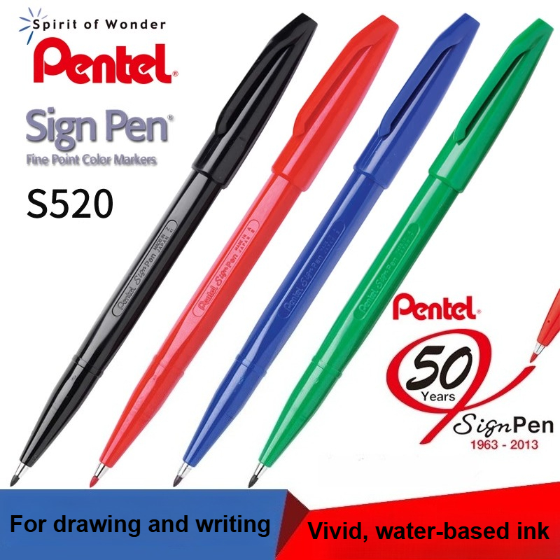 1/3/12PC Pentel S520 Sign Pen  - Pentel Pen Sign Pen review and price
