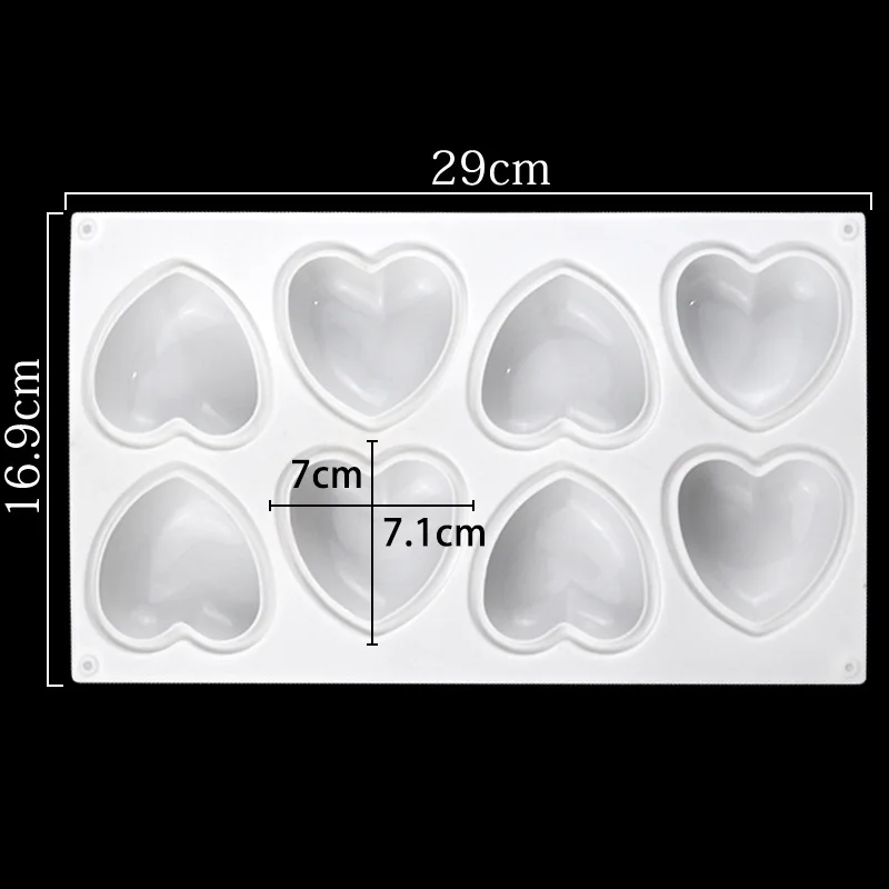 Love Heart Silicone Soap Mold  - Candle Making At Home review and price