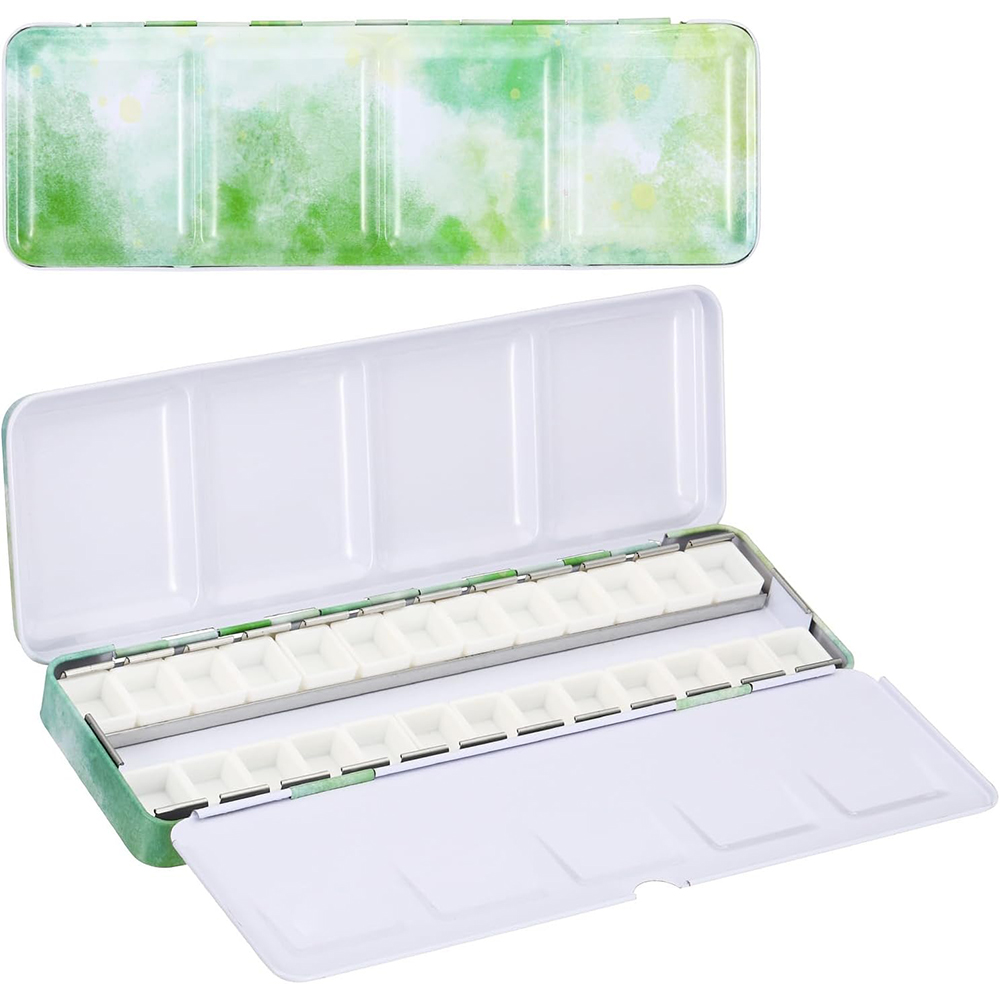 Empty Watercolor Palette, Meta - Tin Container Lid review and price