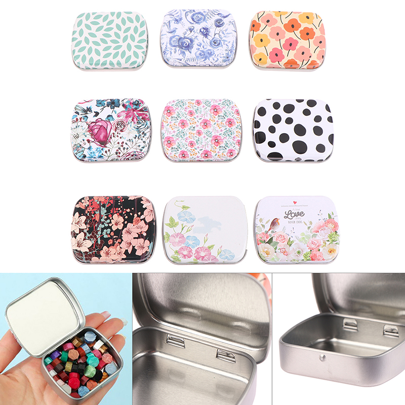 Mini Tin Box Metal Hinged with - Tin Container Lid review and price