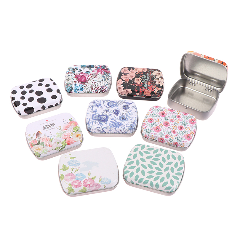 Mini Tin Box Metal Hinged with - Tin Container Lid review and price