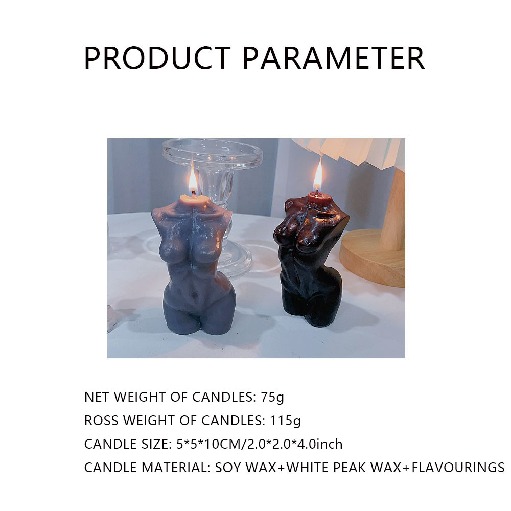 Female Torso Body Shape Scente - Paraffin Candle Wax review and price