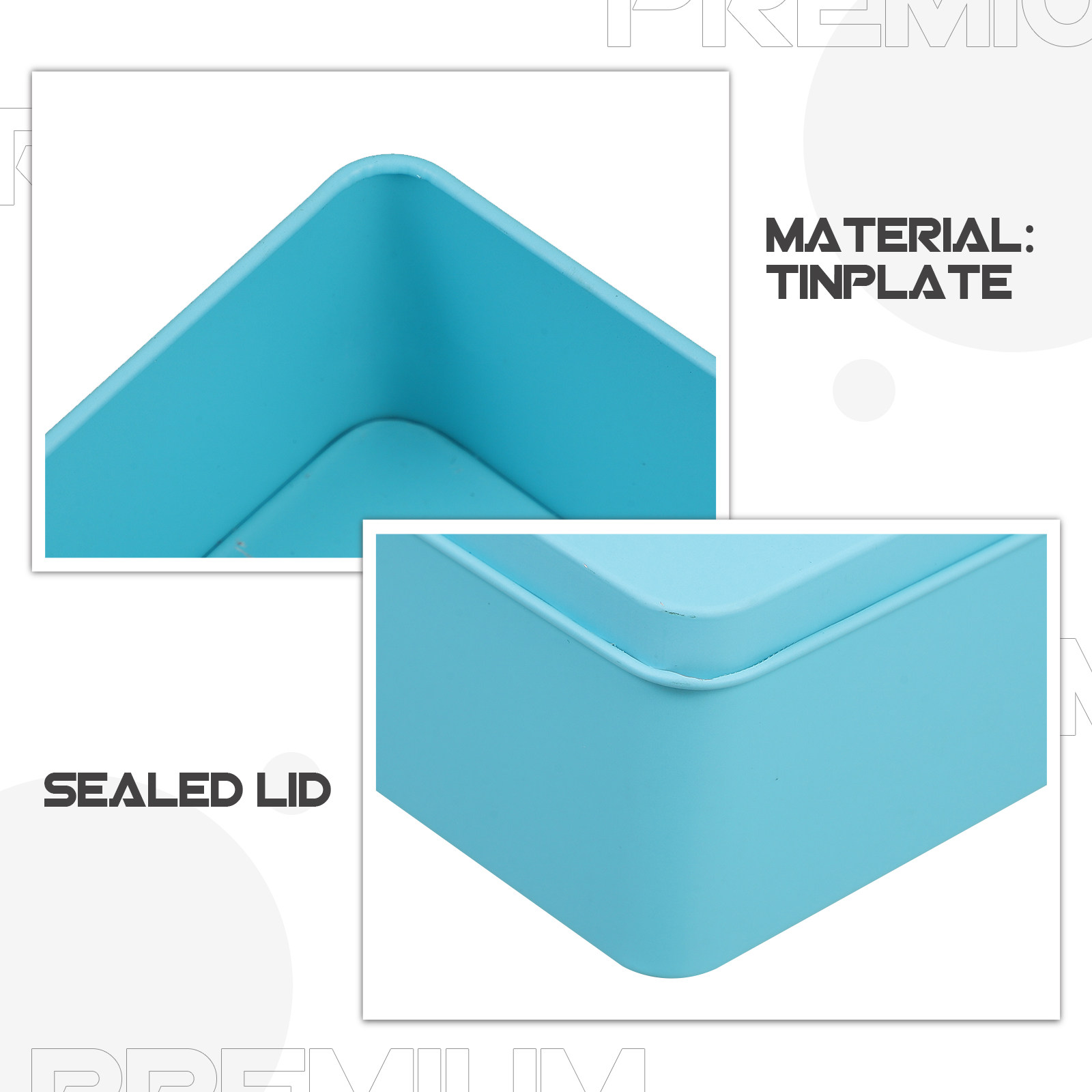 Extra Large Decorative Tinplat - Tin Container Lid review and price