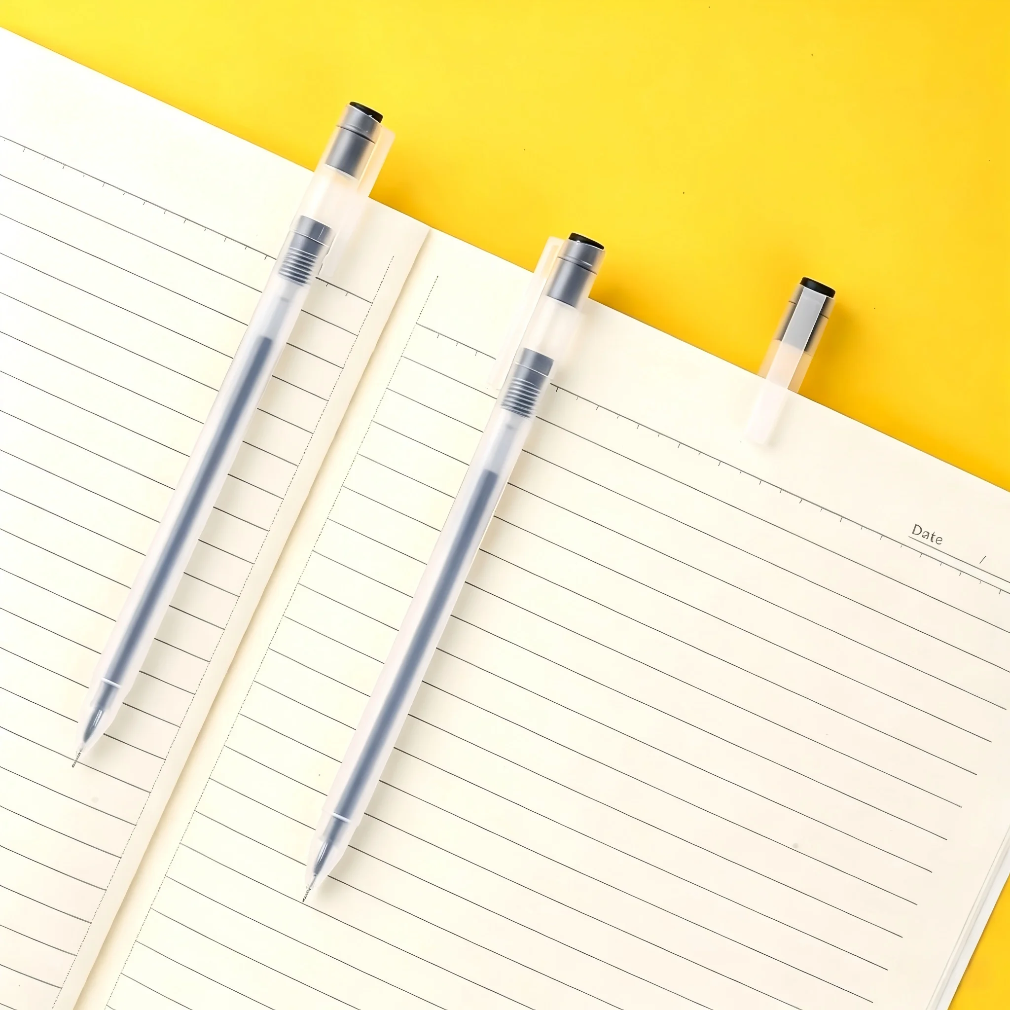 A119 Black Gel Pens 0.5mm Full - Muji Stationery Gel Pen review and price