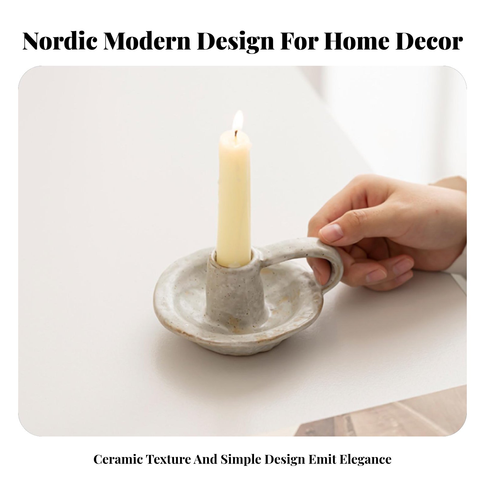 Nordic Ceramic Candle Holder,  - Paraffin Candle Wax review and price