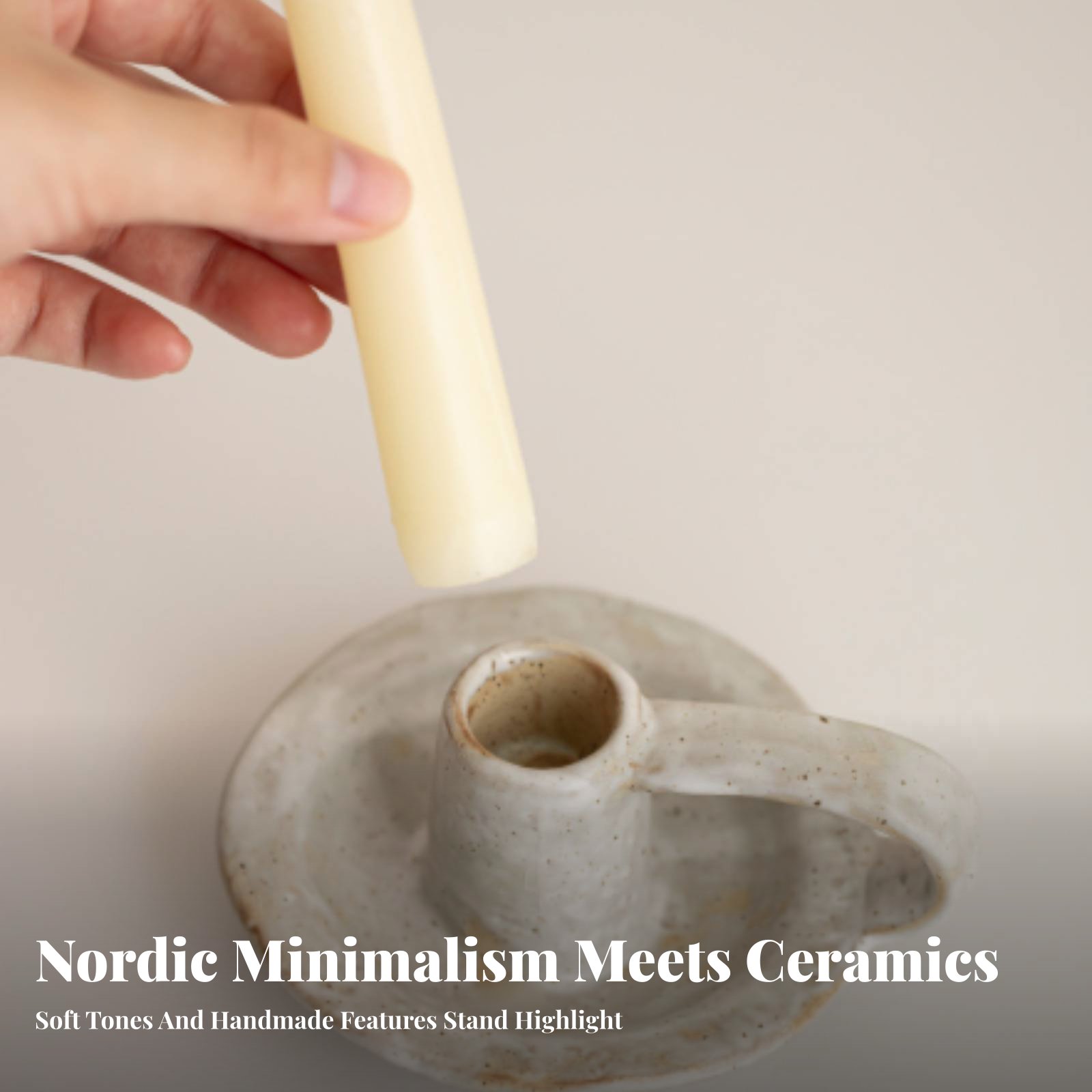 Nordic Ceramic Candle Holder,  - Paraffin Candle Wax review and price
