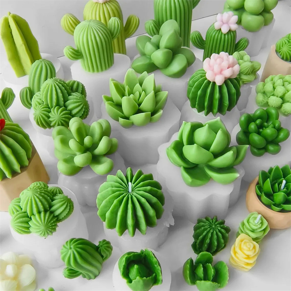 6pcs Succulent Silicone Candle - Candle Making Reno review and price