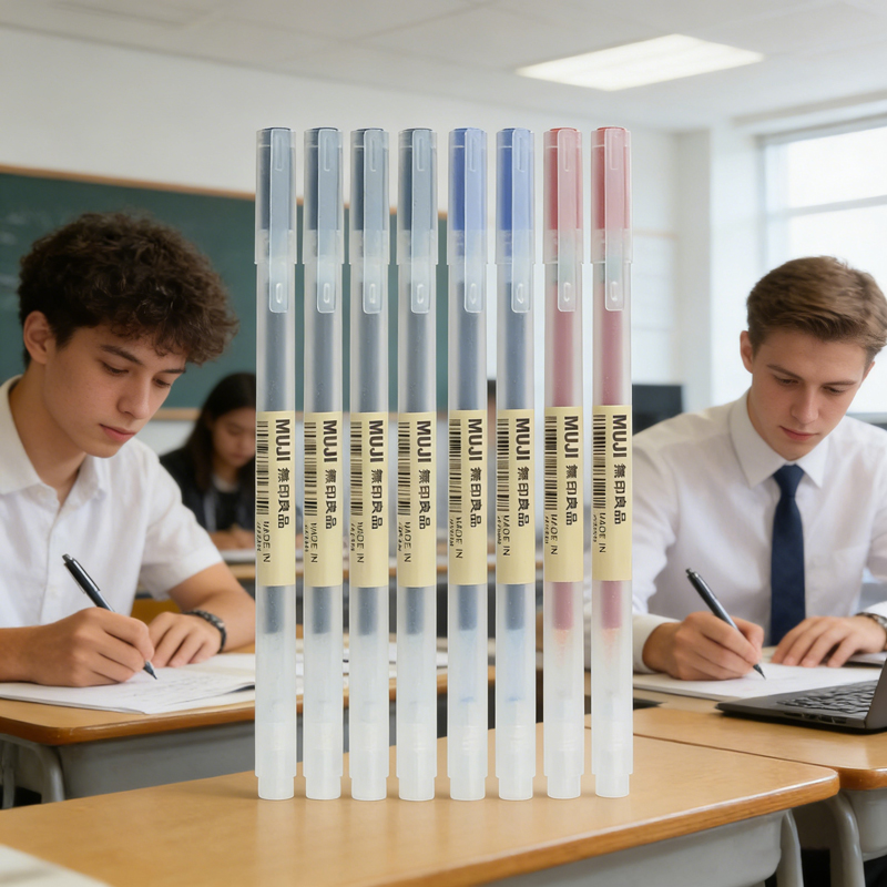 6/8Pcs MUJIs Style Gel Pens, B - Muji Stationery Gel Pen review and price
