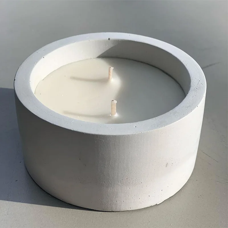 3 Sizes Round Cement Concrete  - Candle Making Reno review and price