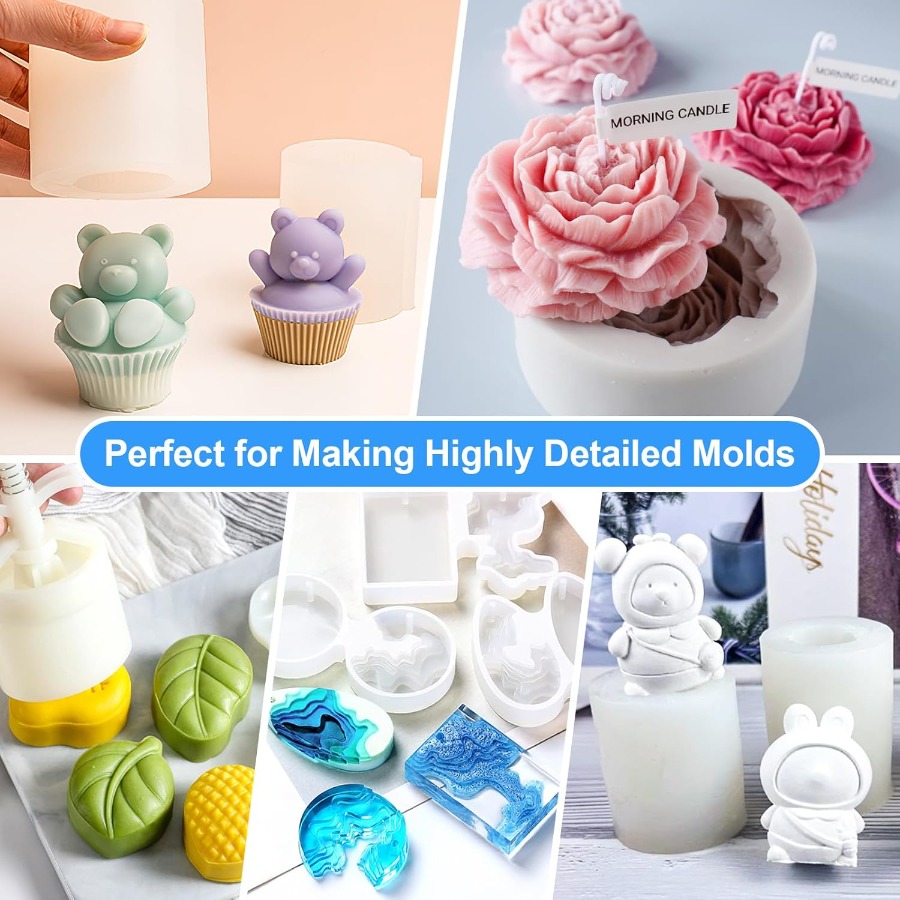 Silicone Mold Making Kit, 38.8 - Candle Making At Home review and price